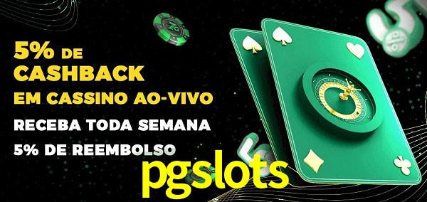 Promoções do cassino ao Vivo pgslots